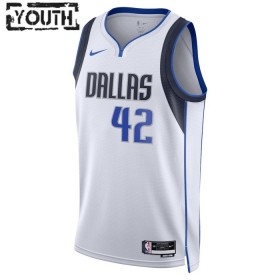 Camiseta Niños NBA Dallas Mavericks Maximilian Kleber 42 2022-23 Nike Association Edition Blanco Swingman
